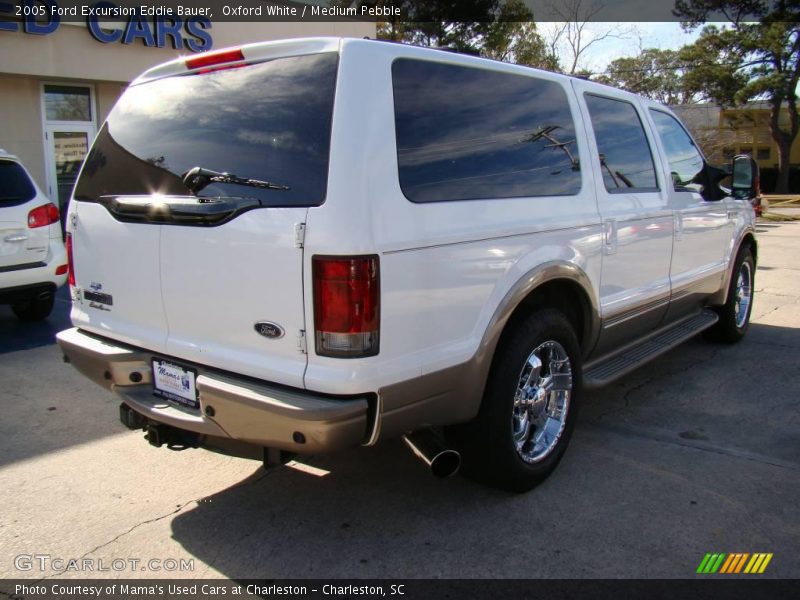 Oxford White / Medium Pebble 2005 Ford Excursion Eddie Bauer
