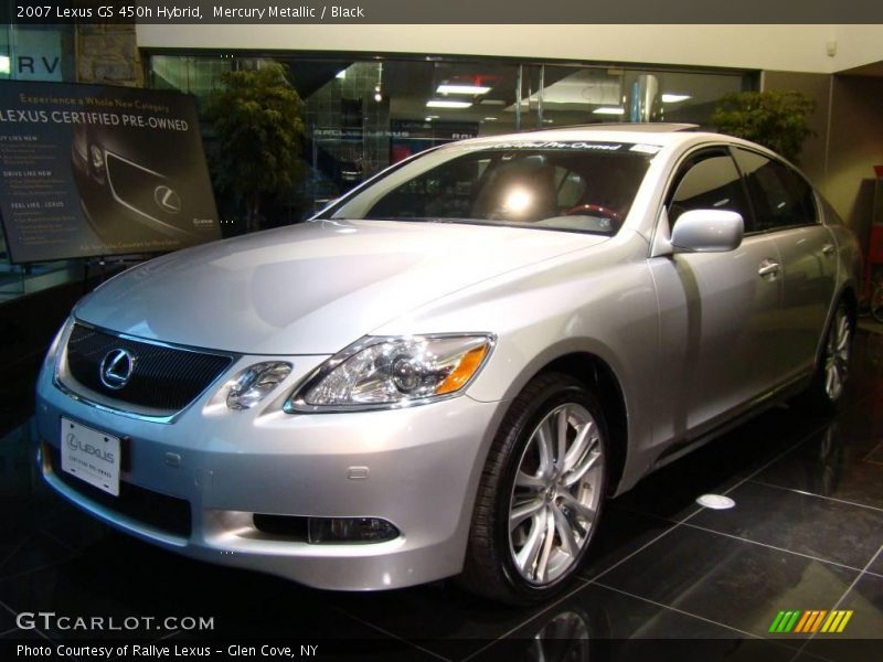 Mercury Metallic / Black 2007 Lexus GS 450h Hybrid