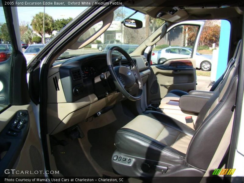 Oxford White / Medium Pebble 2005 Ford Excursion Eddie Bauer