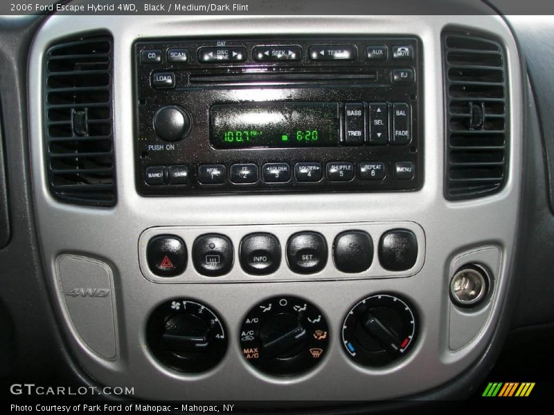 Black / Medium/Dark Flint 2006 Ford Escape Hybrid 4WD