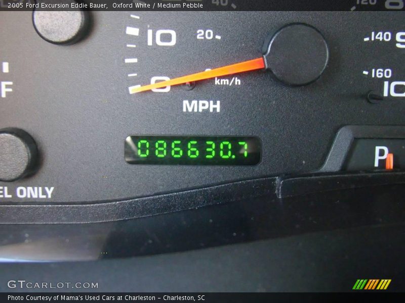 Oxford White / Medium Pebble 2005 Ford Excursion Eddie Bauer