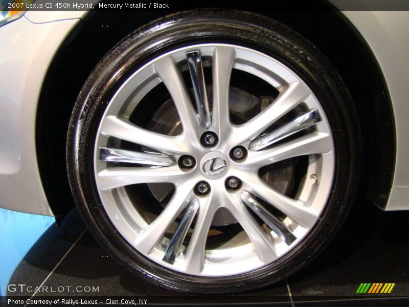 Mercury Metallic / Black 2007 Lexus GS 450h Hybrid