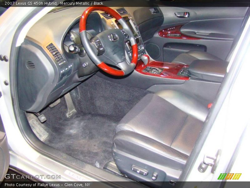 Mercury Metallic / Black 2007 Lexus GS 450h Hybrid
