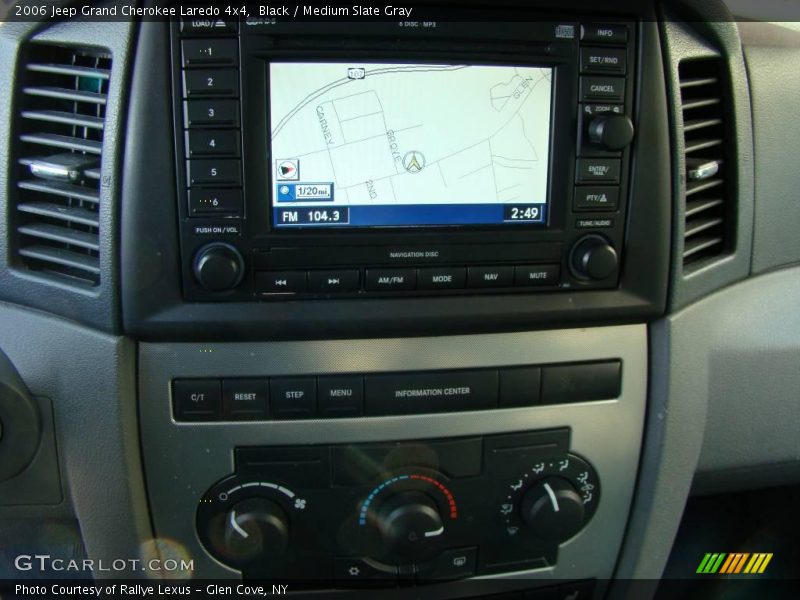 Black / Medium Slate Gray 2006 Jeep Grand Cherokee Laredo 4x4