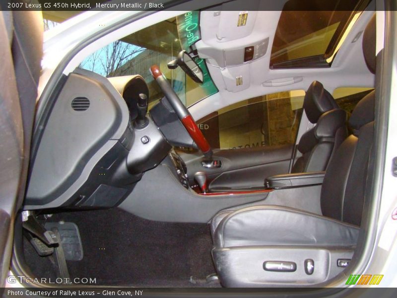 Mercury Metallic / Black 2007 Lexus GS 450h Hybrid