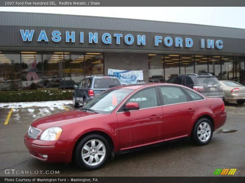 Redfire Metallic / Shale 2007 Ford Five Hundred SEL
