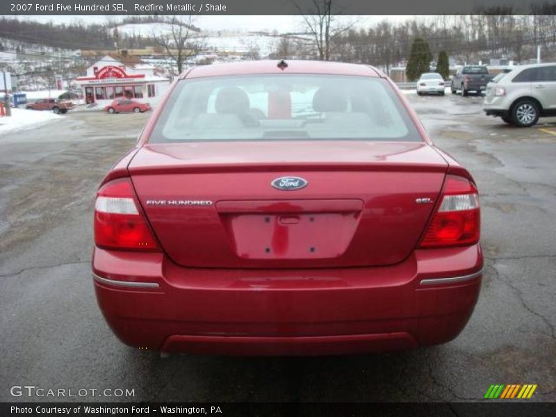 Redfire Metallic / Shale 2007 Ford Five Hundred SEL