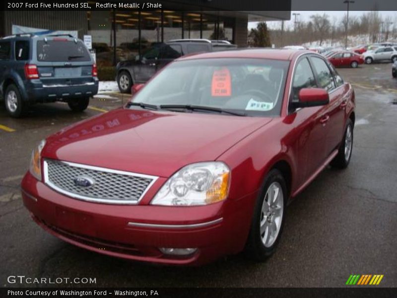 Redfire Metallic / Shale 2007 Ford Five Hundred SEL