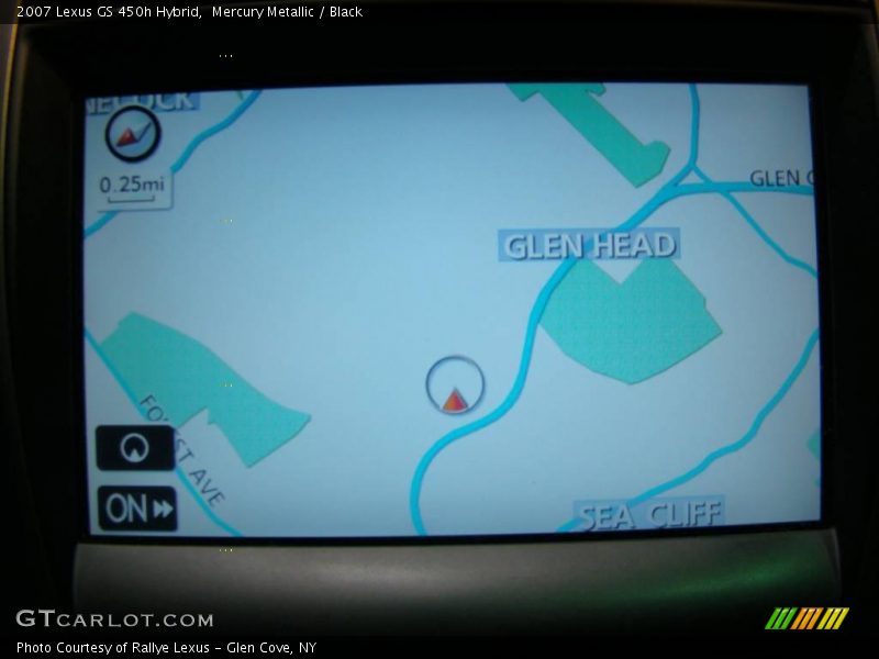 Mercury Metallic / Black 2007 Lexus GS 450h Hybrid