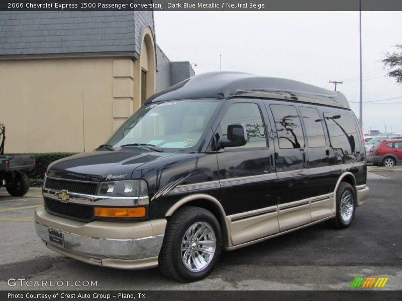 Dark Blue Metallic / Neutral Beige 2006 Chevrolet Express 1500 Passenger Conversion