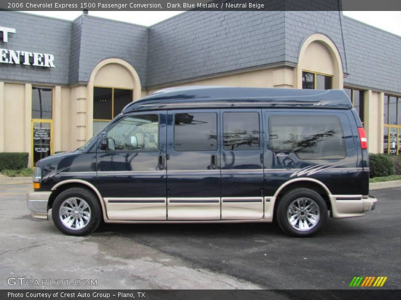 Dark Blue Metallic / Neutral Beige 2006 Chevrolet Express 1500 Passenger Conversion