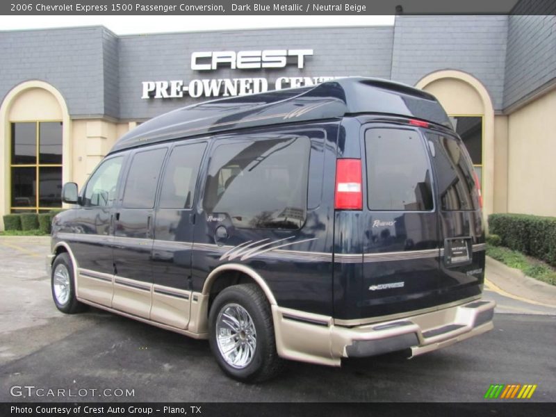 Dark Blue Metallic / Neutral Beige 2006 Chevrolet Express 1500 Passenger Conversion