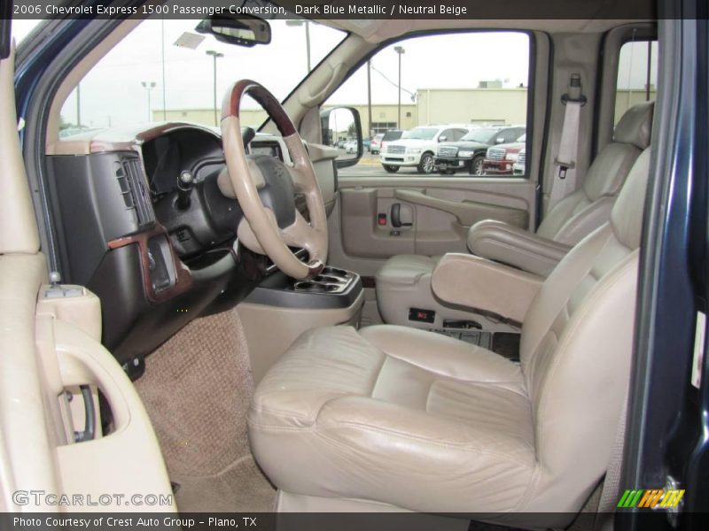 Dark Blue Metallic / Neutral Beige 2006 Chevrolet Express 1500 Passenger Conversion
