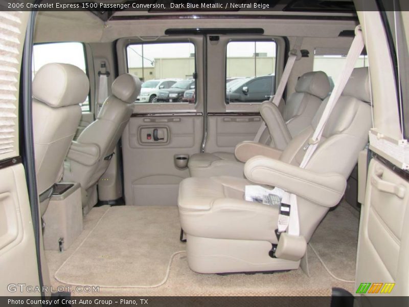 Dark Blue Metallic / Neutral Beige 2006 Chevrolet Express 1500 Passenger Conversion