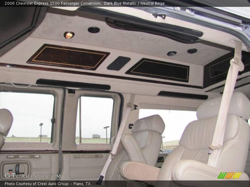 Dark Blue Metallic / Neutral Beige 2006 Chevrolet Express 1500 Passenger Conversion