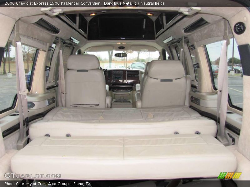 Dark Blue Metallic / Neutral Beige 2006 Chevrolet Express 1500 Passenger Conversion