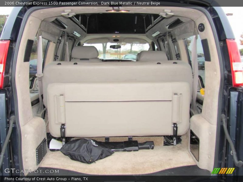 Dark Blue Metallic / Neutral Beige 2006 Chevrolet Express 1500 Passenger Conversion