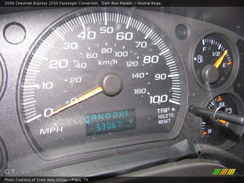 Dark Blue Metallic / Neutral Beige 2006 Chevrolet Express 1500 Passenger Conversion