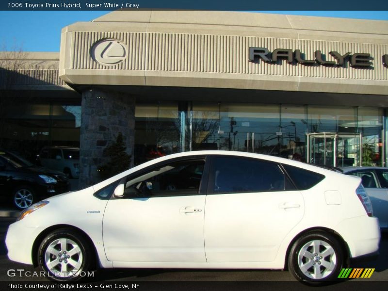 Super White / Gray 2006 Toyota Prius Hybrid