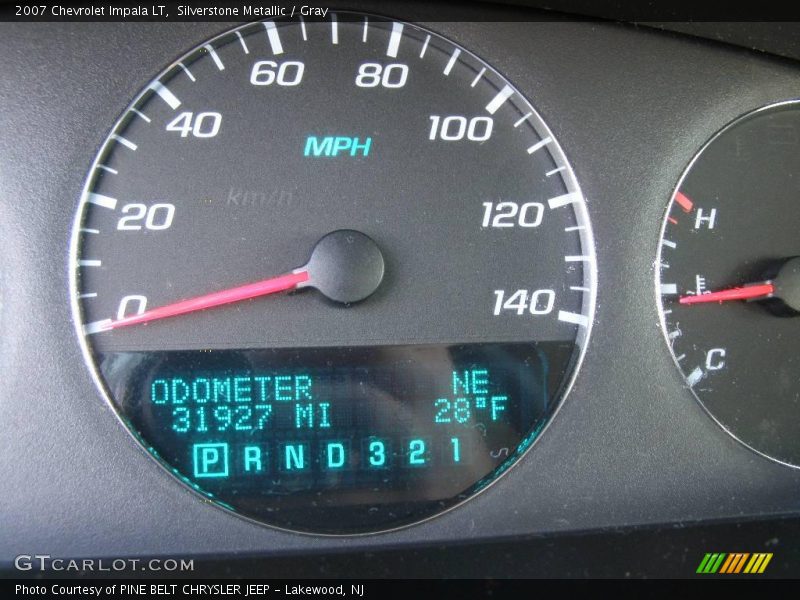 Silverstone Metallic / Gray 2007 Chevrolet Impala LT