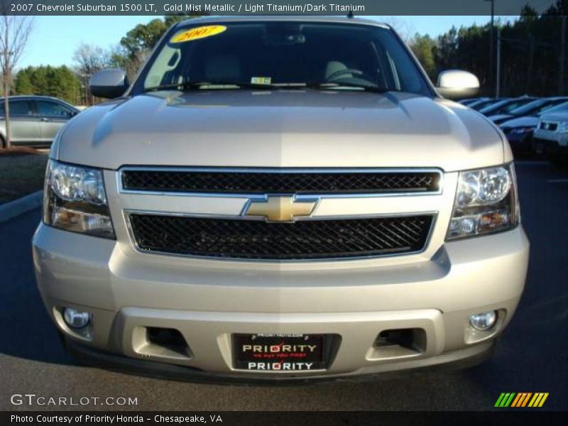Gold Mist Metallic / Light Titanium/Dark Titanium 2007 Chevrolet Suburban 1500 LT