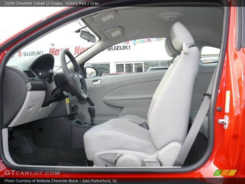 Victory Red / Gray 2008 Chevrolet Cobalt LS Coupe