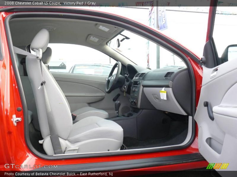 Victory Red / Gray 2008 Chevrolet Cobalt LS Coupe