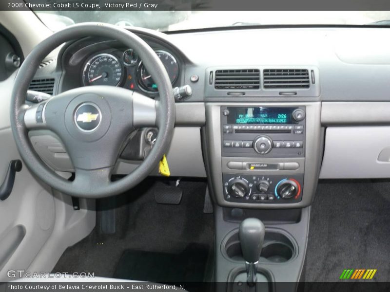 Victory Red / Gray 2008 Chevrolet Cobalt LS Coupe