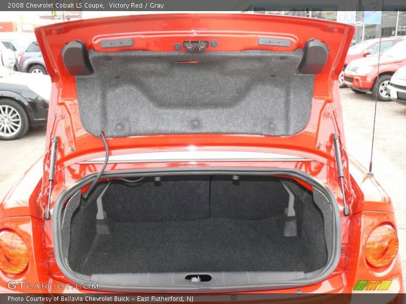 Victory Red / Gray 2008 Chevrolet Cobalt LS Coupe