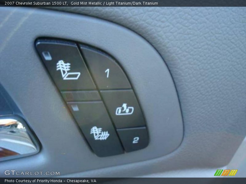 Gold Mist Metallic / Light Titanium/Dark Titanium 2007 Chevrolet Suburban 1500 LT