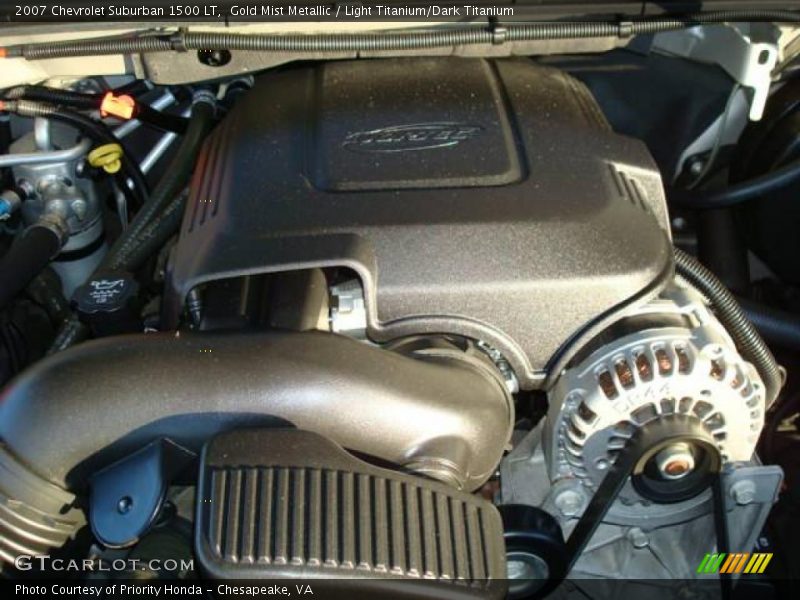 Gold Mist Metallic / Light Titanium/Dark Titanium 2007 Chevrolet Suburban 1500 LT