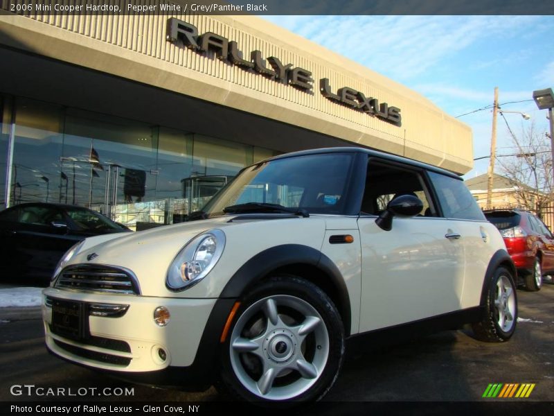 Pepper White / Grey/Panther Black 2006 Mini Cooper Hardtop