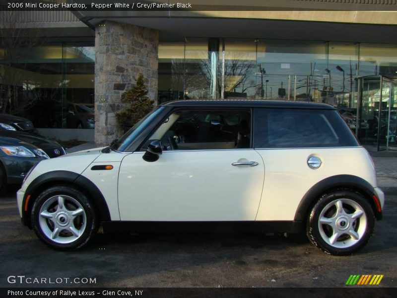 Pepper White / Grey/Panther Black 2006 Mini Cooper Hardtop