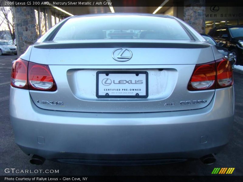Mercury Silver Metallic / Ash Gray 2006 Lexus GS 300 AWD