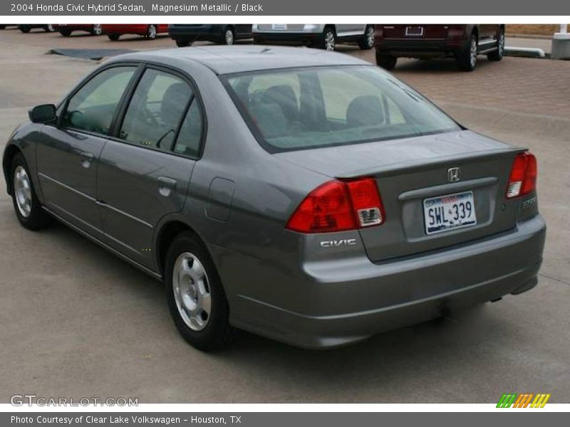 Magnesium Metallic / Black 2004 Honda Civic Hybrid Sedan