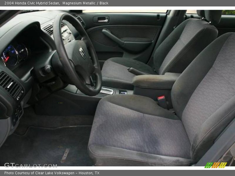Magnesium Metallic / Black 2004 Honda Civic Hybrid Sedan