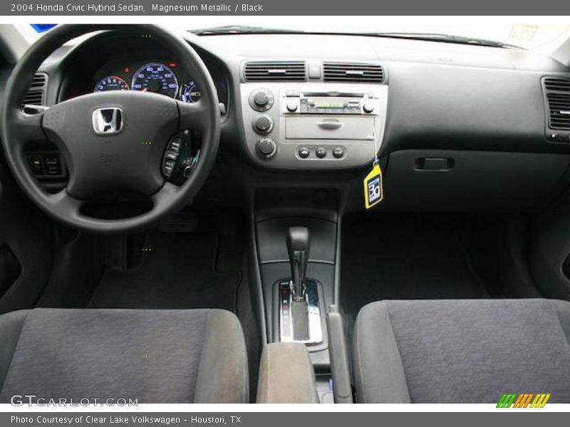 Magnesium Metallic / Black 2004 Honda Civic Hybrid Sedan