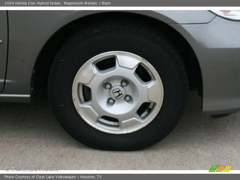 Magnesium Metallic / Black 2004 Honda Civic Hybrid Sedan