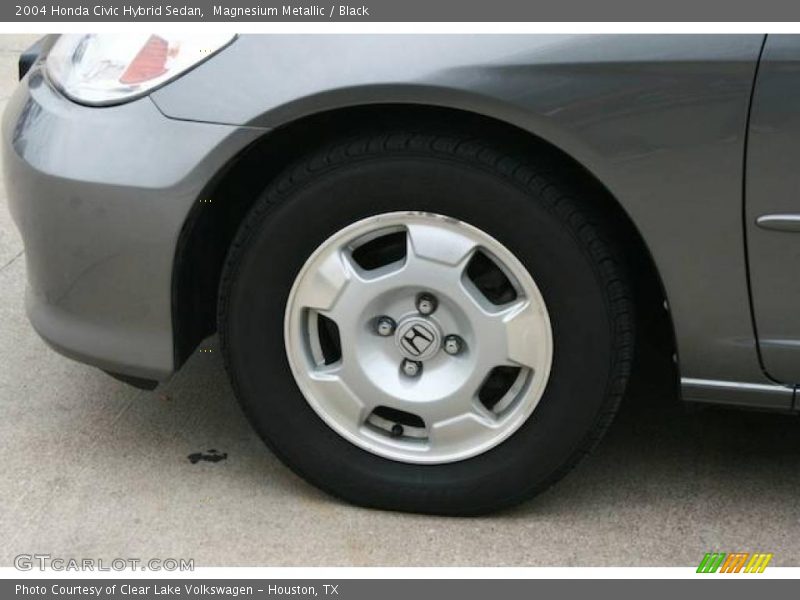 Magnesium Metallic / Black 2004 Honda Civic Hybrid Sedan