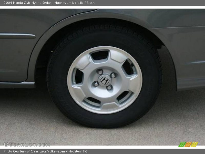 Magnesium Metallic / Black 2004 Honda Civic Hybrid Sedan