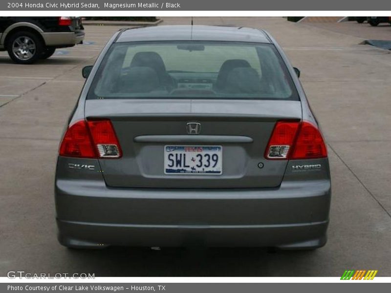 Magnesium Metallic / Black 2004 Honda Civic Hybrid Sedan