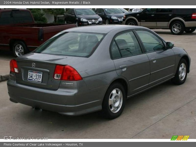 Magnesium Metallic / Black 2004 Honda Civic Hybrid Sedan