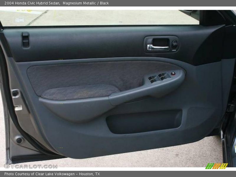 Magnesium Metallic / Black 2004 Honda Civic Hybrid Sedan
