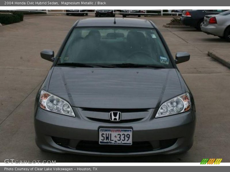 Magnesium Metallic / Black 2004 Honda Civic Hybrid Sedan