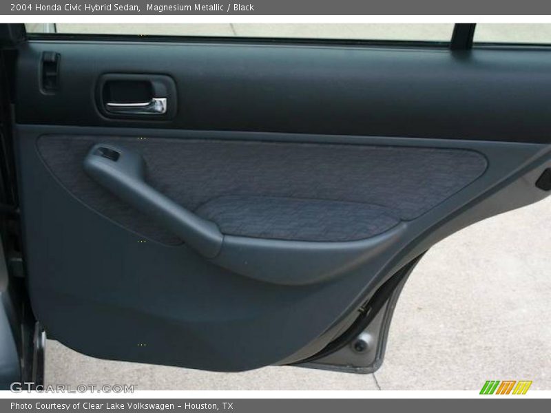 Magnesium Metallic / Black 2004 Honda Civic Hybrid Sedan