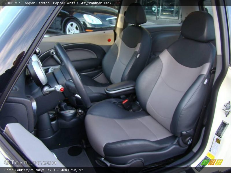 Pepper White / Grey/Panther Black 2006 Mini Cooper Hardtop