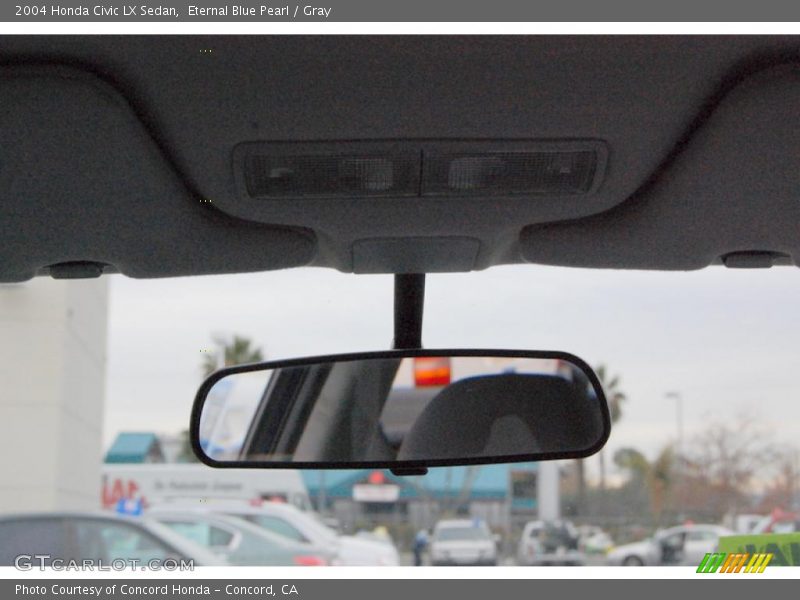 Eternal Blue Pearl / Gray 2004 Honda Civic LX Sedan