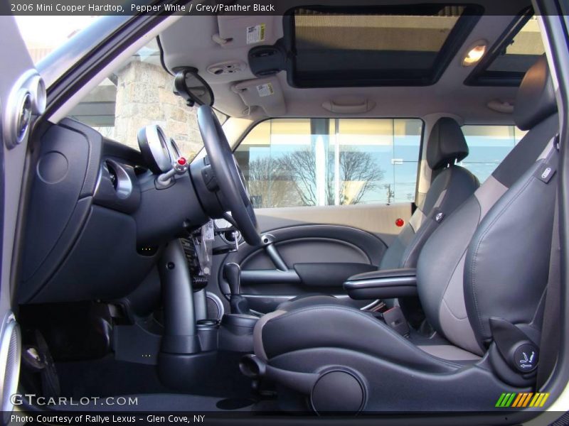 Pepper White / Grey/Panther Black 2006 Mini Cooper Hardtop