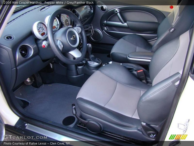 Pepper White / Grey/Panther Black 2006 Mini Cooper Hardtop