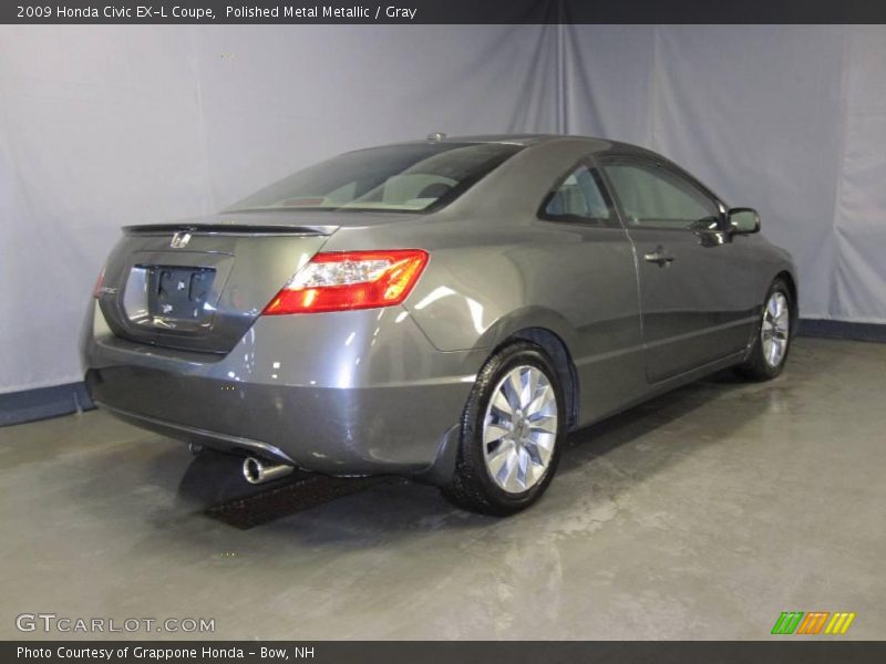 Polished Metal Metallic / Gray 2009 Honda Civic EX-L Coupe